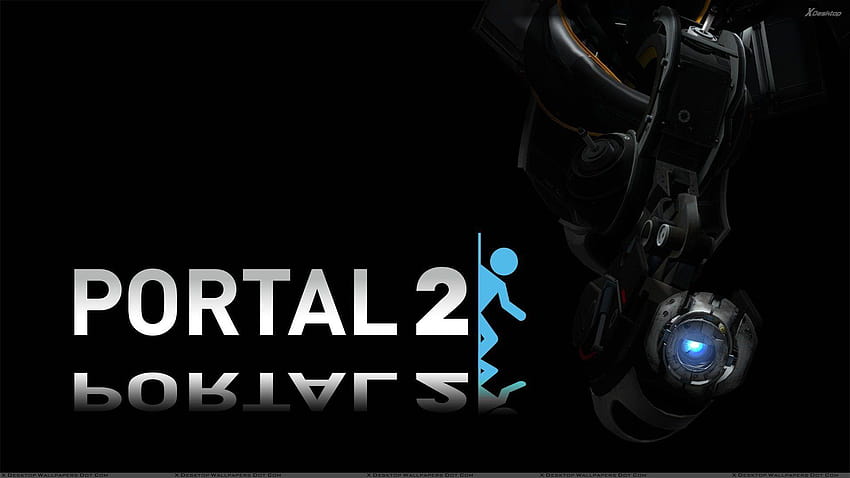 Portal 2 Siyah Arka Plan Posteri, portal 2 arka planı HD duvar kağıdı