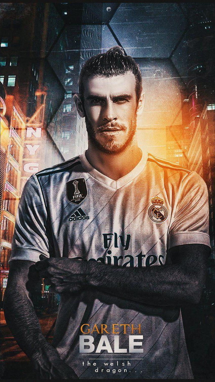 Gareth Bale, bela 2018 Tapeta na telefon HD