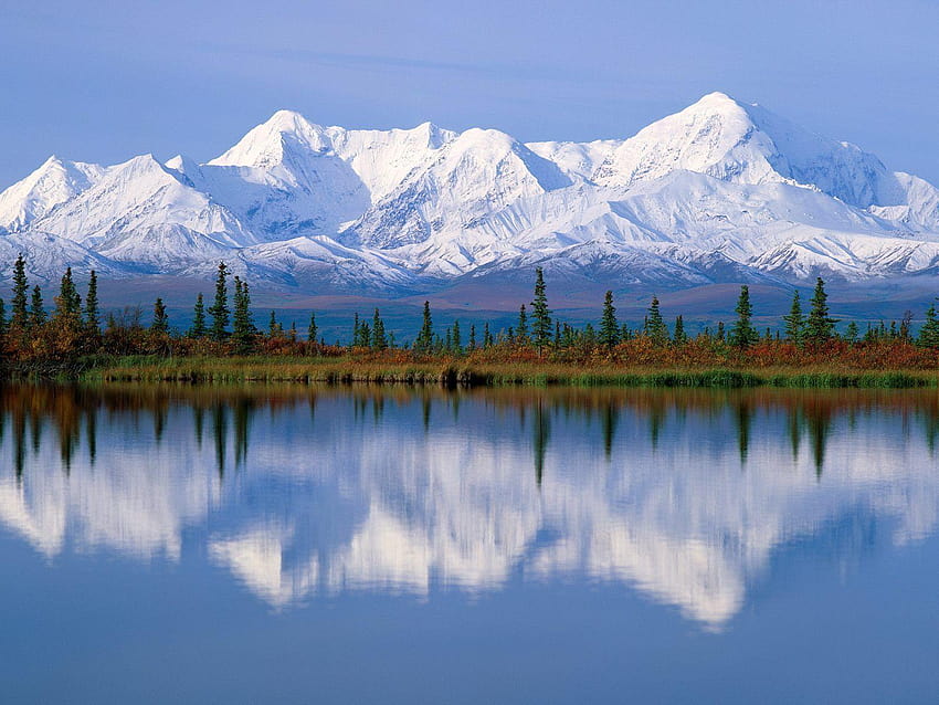 デナリ国立公園 アラスカ、デナリ国立公園と保護区 高画質の壁紙