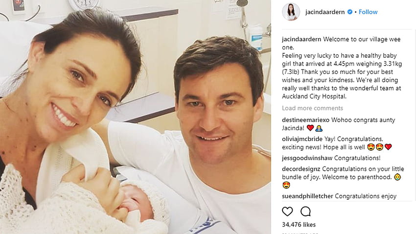 New Zealand PM Jacinda Ardern gives birth to daughter HD wallpaper