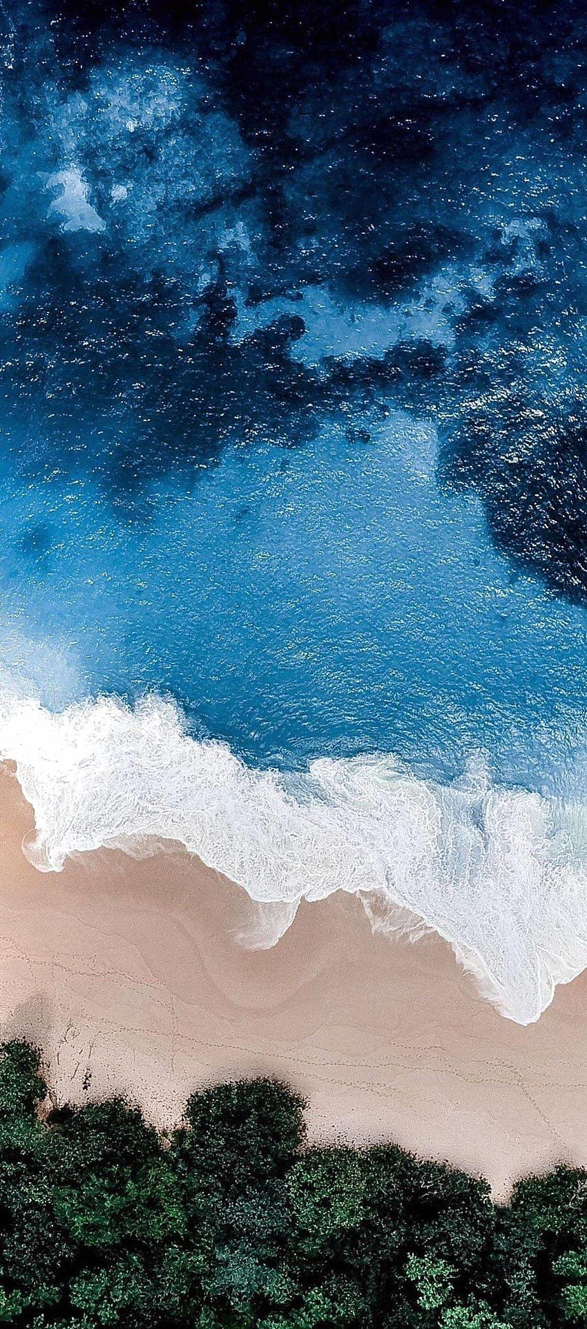 iPhone X natureza praia oceano azul, iphone x Papel de parede de celular HD