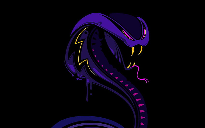 Neon King Cobra Cobras HD Wallpaper Pxfuel