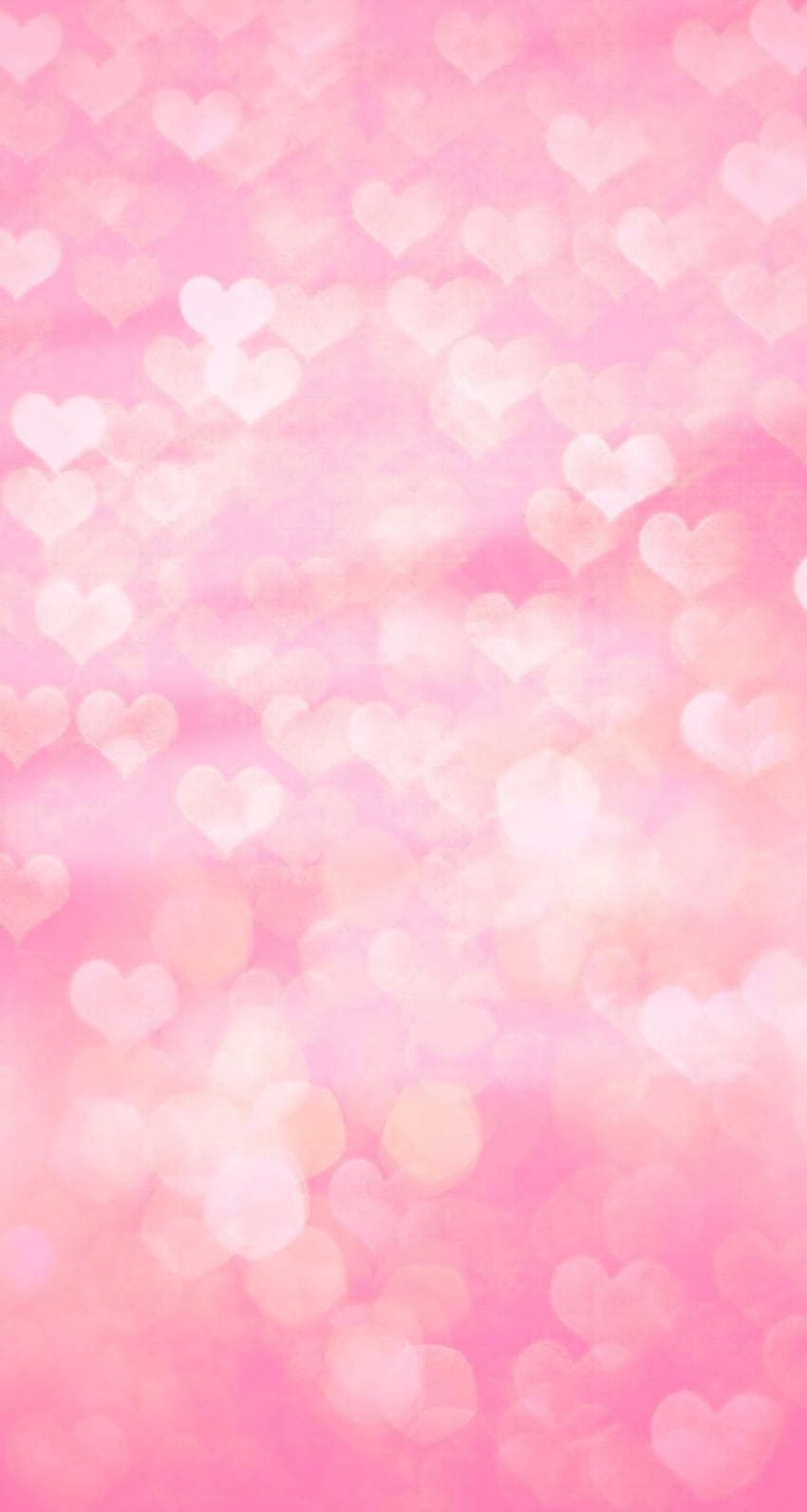 Pink Heart iPhone, pink aesthetic hearts HD phone wallpaper