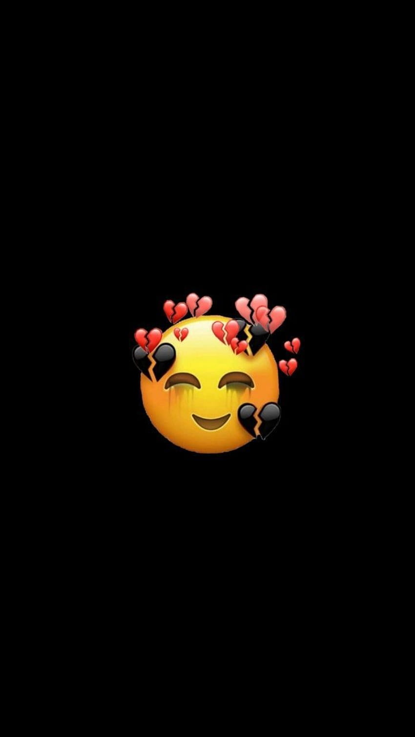 Iphone Emoji Тъжно, фалшива усмивка емоджи HD тапет за телефон