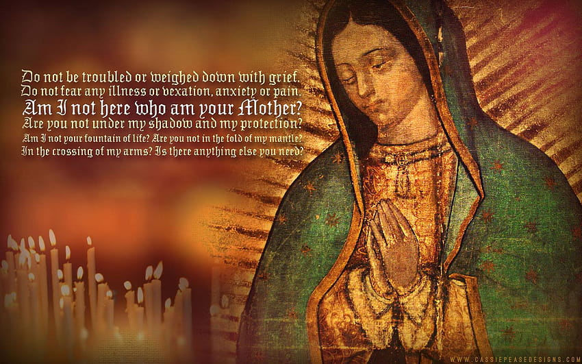 We Wish You a Merry Advent.., our lady of guadalupe HD wallpaper