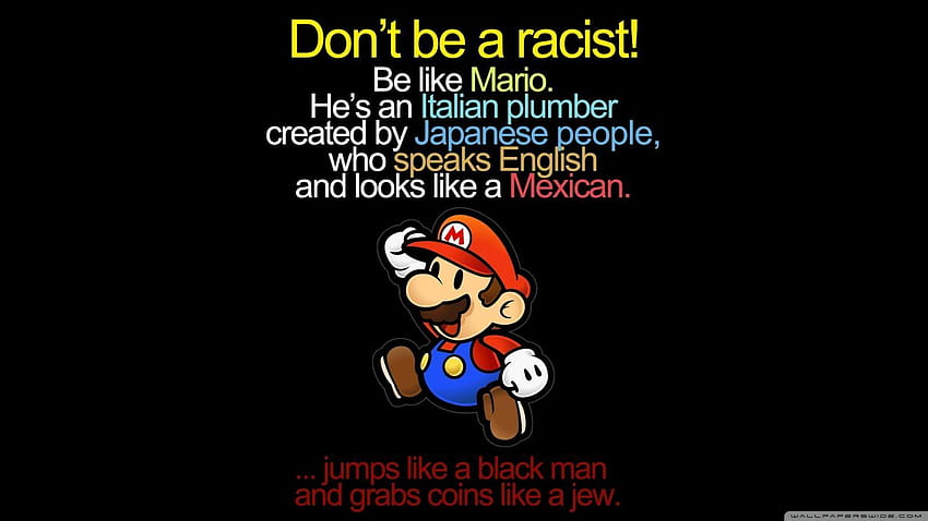 Mario Funny ❤ for Ultra TV • Wide, racist mario n HD wallpaper
