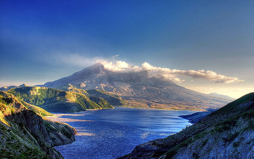 Najlepsze 4 Mt St Helens on Hip, Spirit Lake Tapeta HD