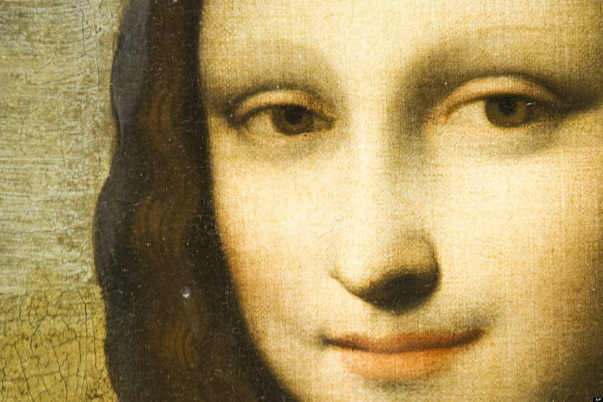 Z Leonardo Da Vinci Mona Lisa Detail, Monalisa-Malerei HD-Hintergrundbild