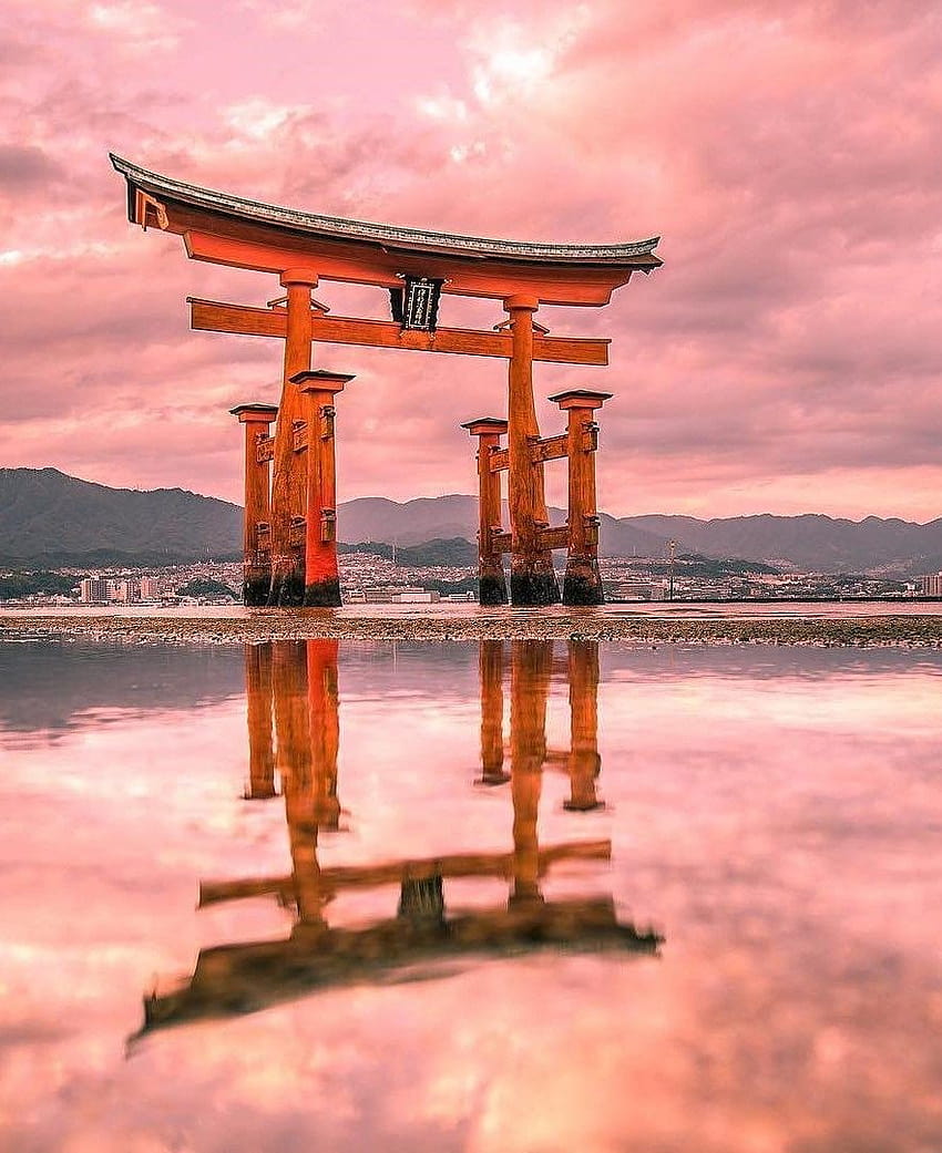 Itsukushima Mabedi Miyajima Hiroshima Japonya Japon Kültürü [882x1080], Mobil ve Tablet HD telefon duvar kağıdı