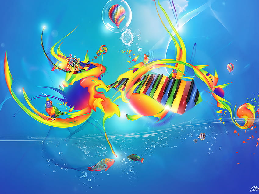 Colorful Music Group, music banner HD wallpaper | Pxfuel
