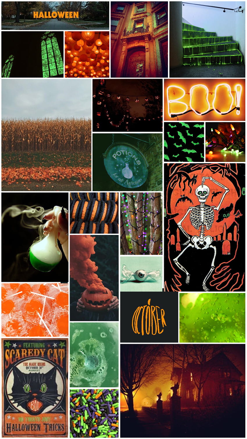 que Aesthetics, orange halloween aesthetic HD phone wallpaper