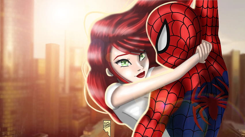 Mary Jane, spider man and mj HD wallpaper