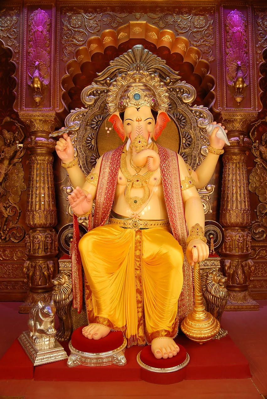 Festival Ganesh di Mumbai, ganpati di Mumbai Sfondo del telefono HD