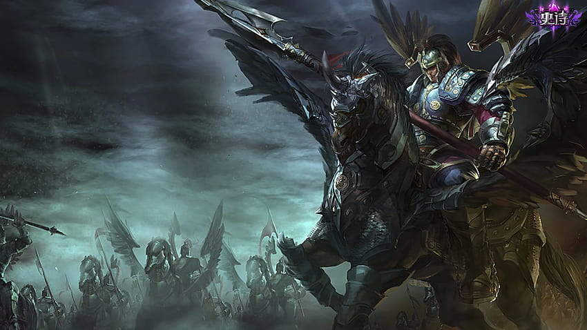 Winged Hussar Xin Zhao Chinese HD wallpaper