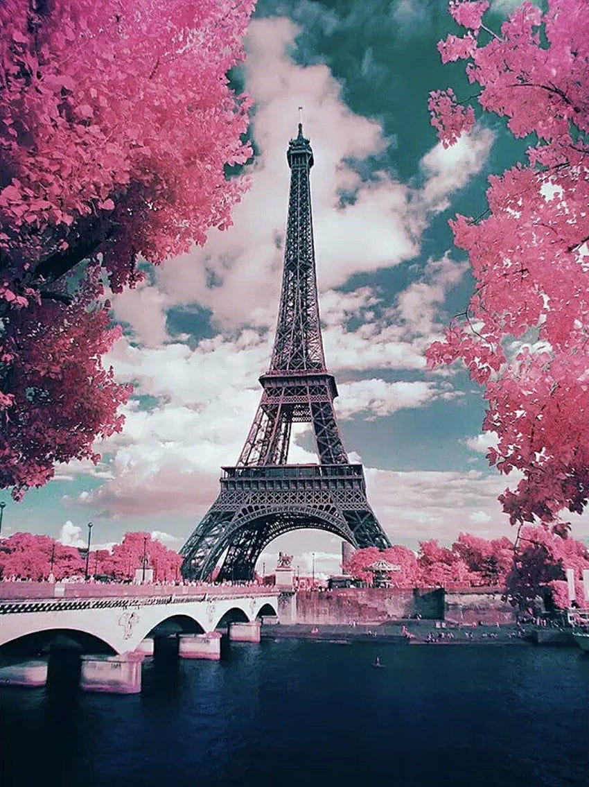 I'm feeling Pink. . .Paris Eiffel Tower ...pinterest, pink paris HD phone  wallpaper | Pxfuel