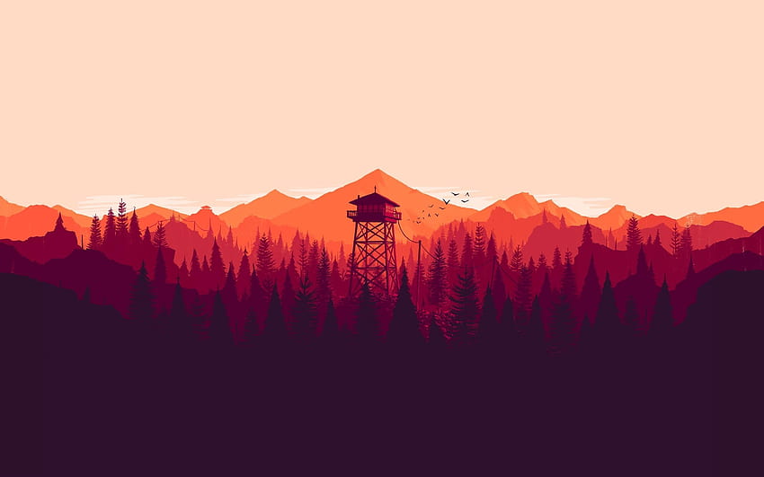 Bosque rojo [1920 x 1080], tumblr red pc fondo de pantalla