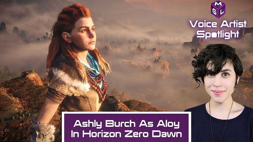 นักพากย์สาว Ashly Burch คือ Aloy และอาจเป็นไอคอน PlayStation ตัวใหม่ใน Horizon Zero Dawn วอลล์เปเปอร์ HD