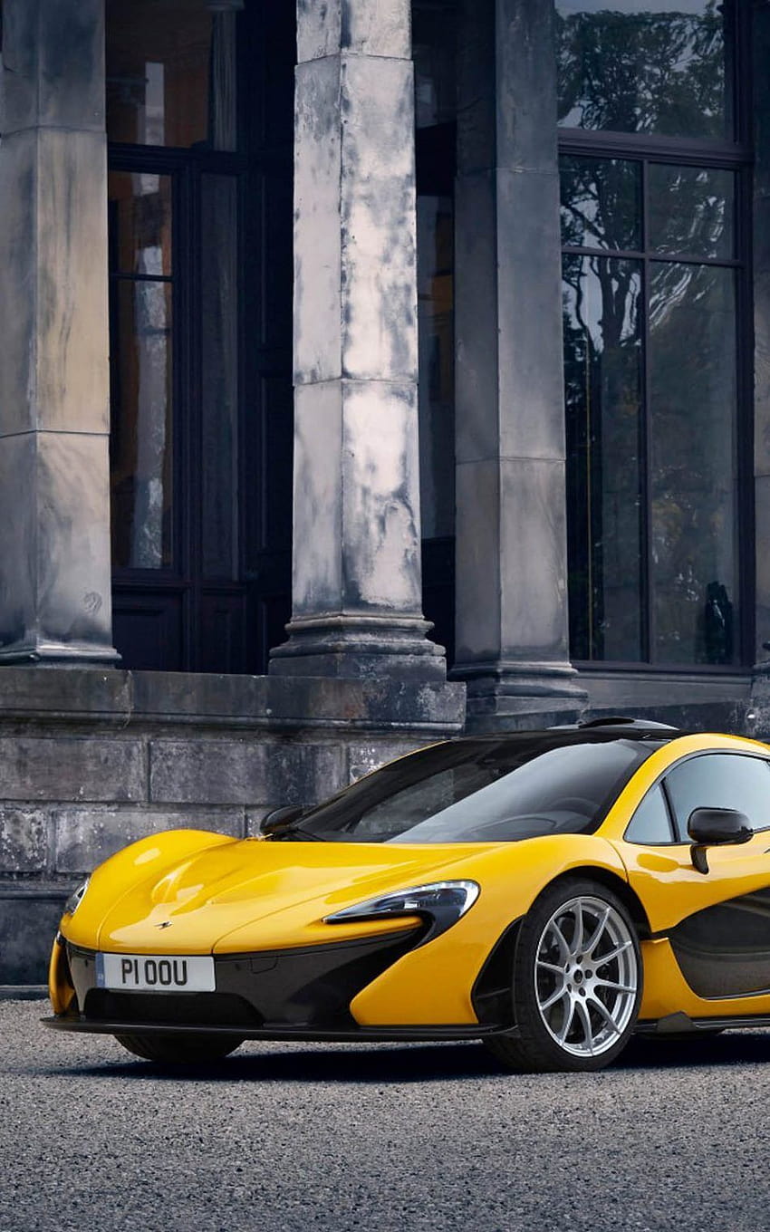Yellow McLaren P1 Ultra Mobile, mclaren cars phone HD phone wallpaper
