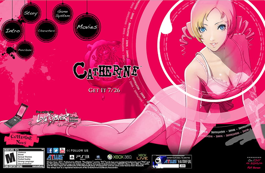 Official Web Site, catherine full body HD wallpaper