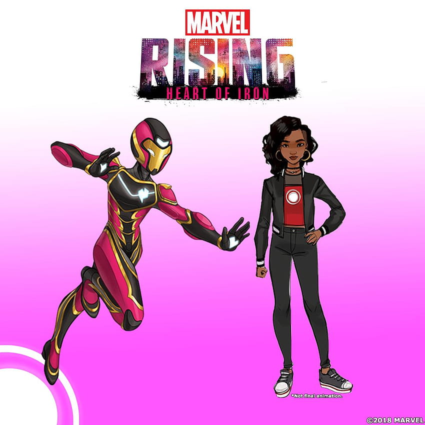 Marvel Rising: Heart of Iron, pahlawan rahasia yang bangkit wallpaper ponsel HD