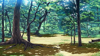 Forest nature anime scenery backgrounds HD wallpapers | Pxfuel