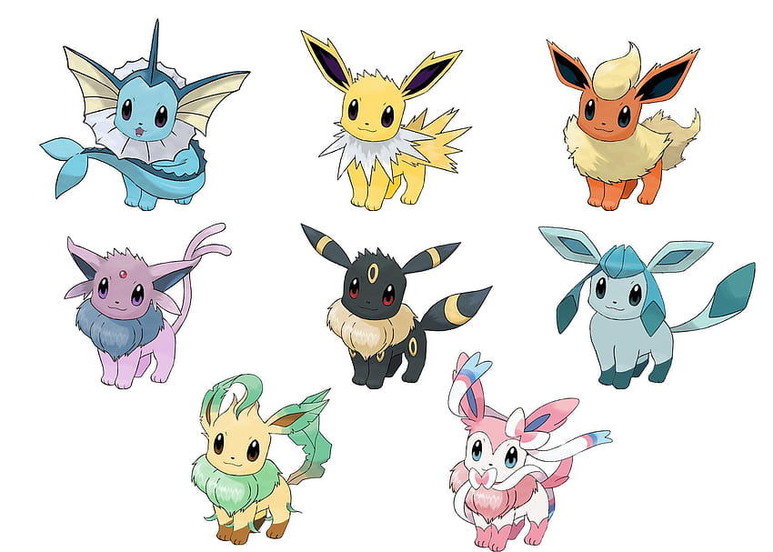 Eeveelution Squad  Pokemon eeveelutions, Cute pokemon wallpaper,  Eeveelutions