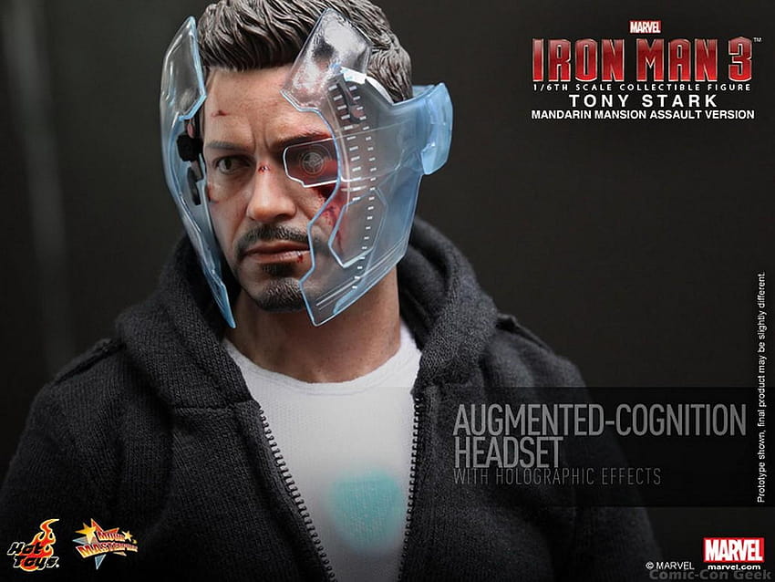 Hot Toys – IRON Man 3: 1/6th Scale Tony Stark, tony stark beard HD wallpaper