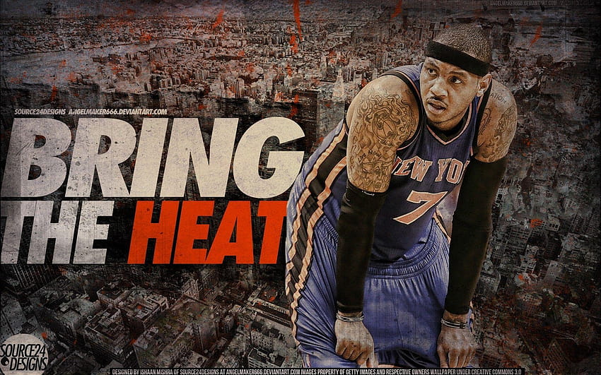 Carmelo Anthony nba New York Knicks HD-Hintergrundbild