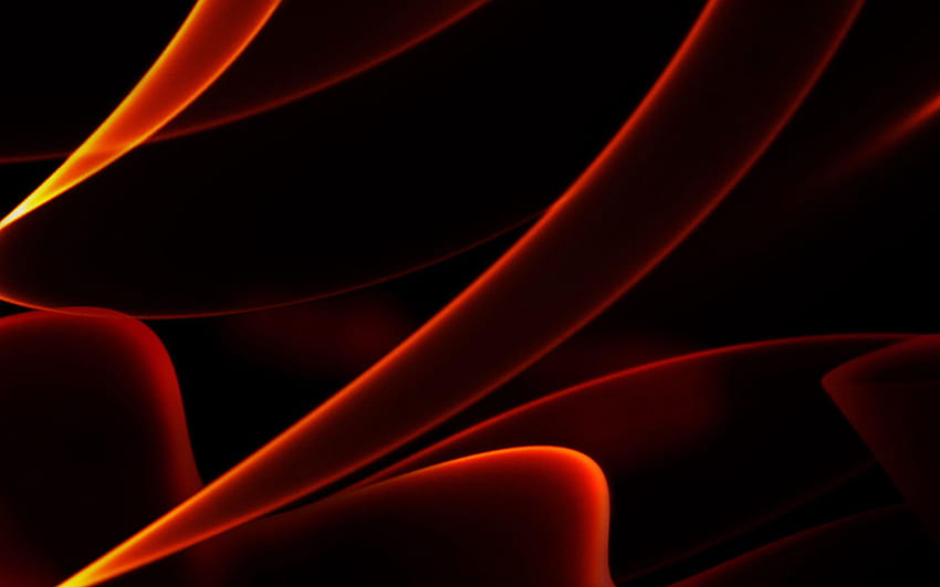 Black and Gold Abstract, red and gold HD wallpaper