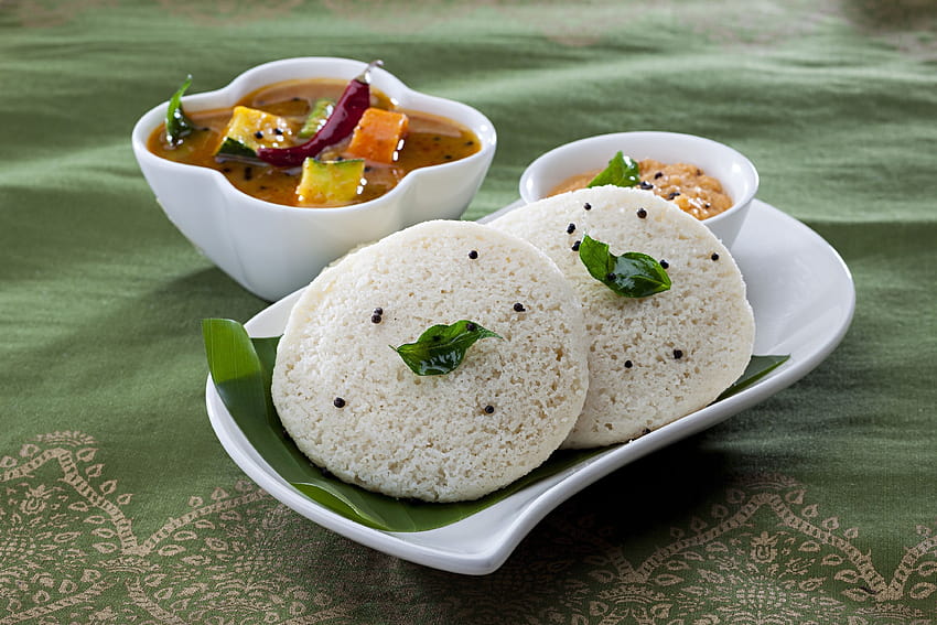 estoque de alimentos idli, indianos, do sul da índia papel de parede HD