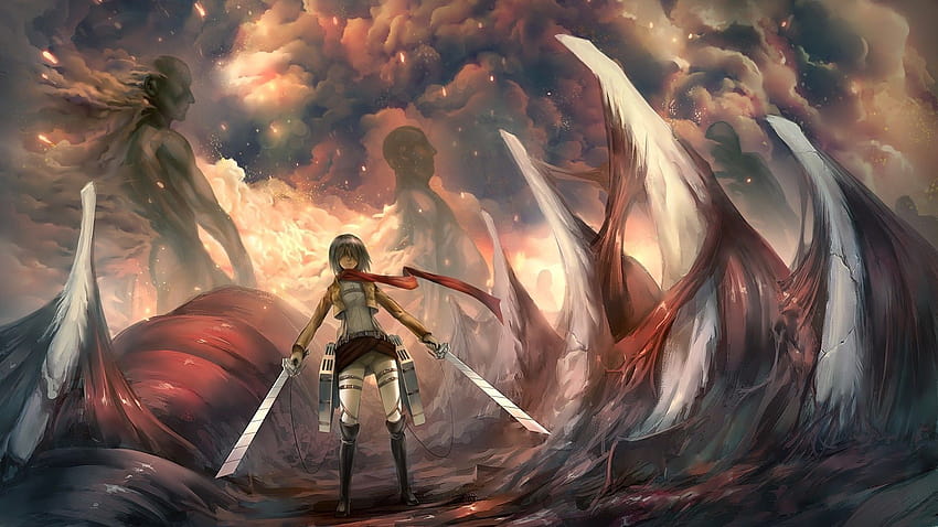 Mikasa Ackerman, mikasa pc Fond d'écran HD