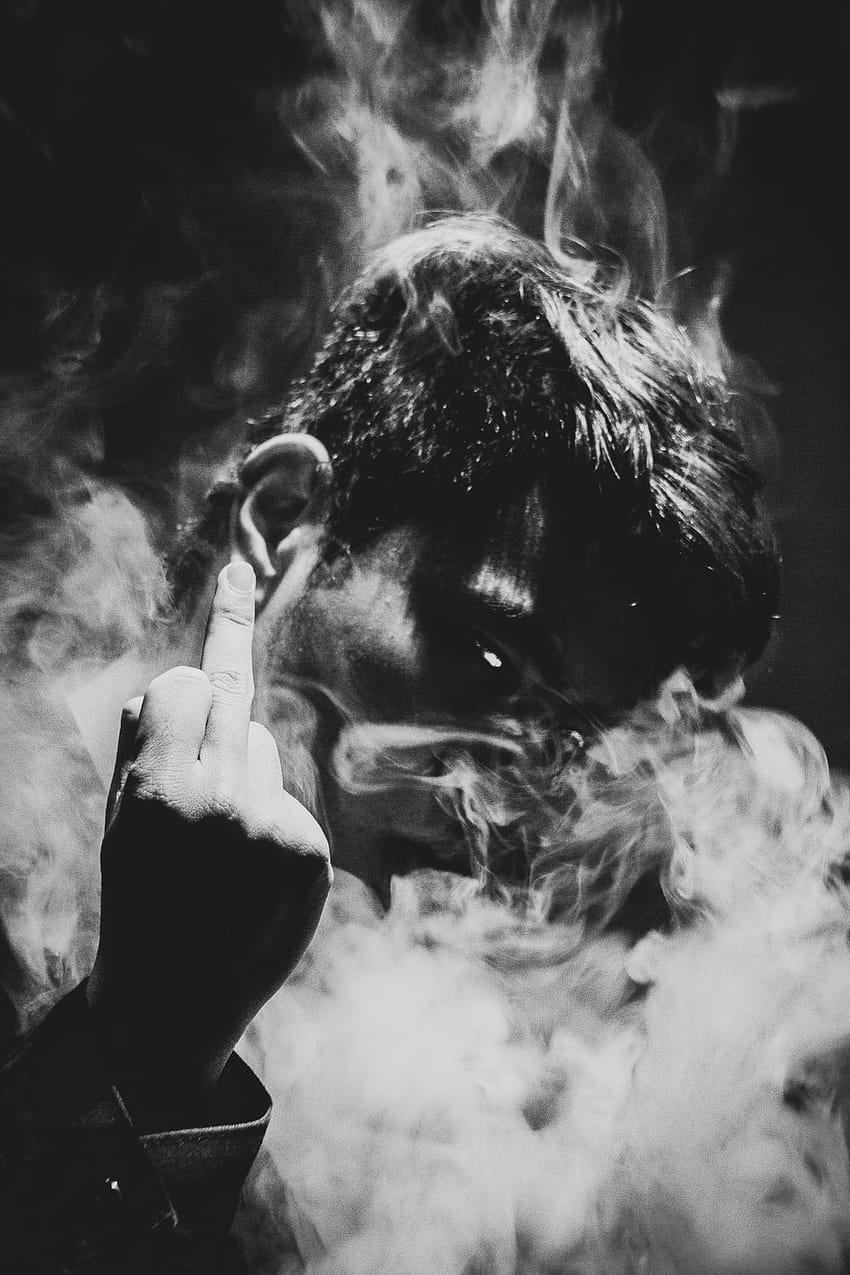 mężczyzny palącego – Grey, palący mężczyźni Tapeta na telefon HD
