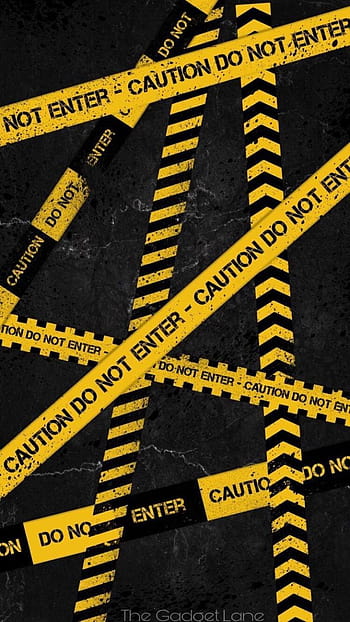 HD wallpaper yellow and black keep out barricade tape police tape  artwork  Wallpaper Flare