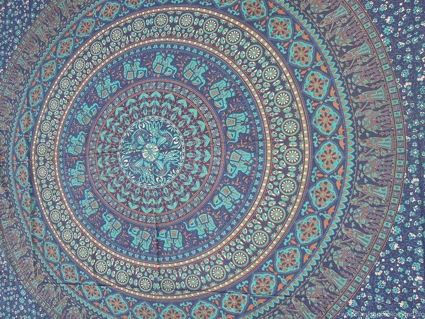 Indian Mandala Hippie Hippy Wall Hanging Tapestry Throw Bed Sofa, hippie tapestry background HD wallpaper