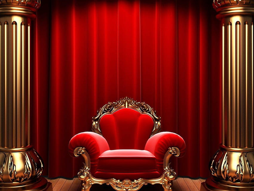 Königsstuhl, königlicher Stuhl HD-Hintergrundbild