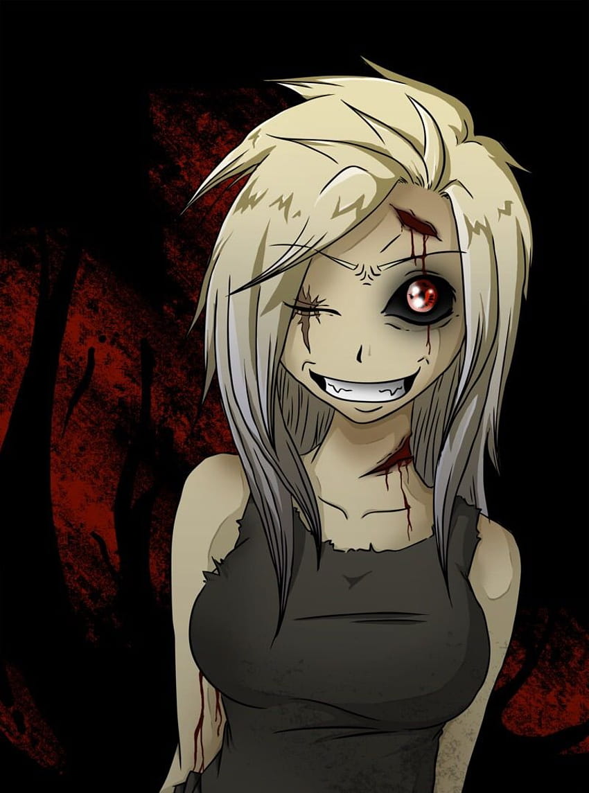 Zombie Anime Girl wysłana przez Ryana Walkera, anime zombie Tapeta na telefon HD