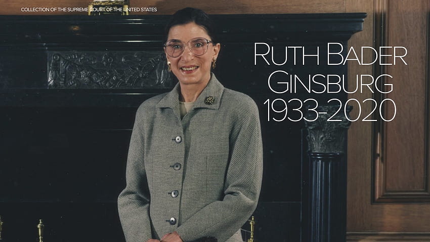 Oświadczenie Ruth Bader Ginsburg na łożu śmierci o obsadzaniu miejsca w sądzie Tapeta HD