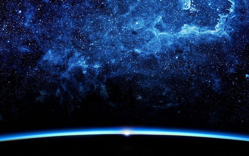 1440x900 Pretty Blue Galaxy Space, Galaxie für Computer HD-Hintergrundbild