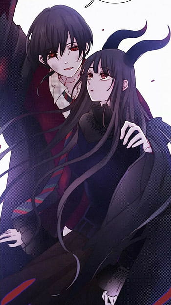 Download Dark Aesthetic Anime Couple Wallpaper | Wallpapers.com