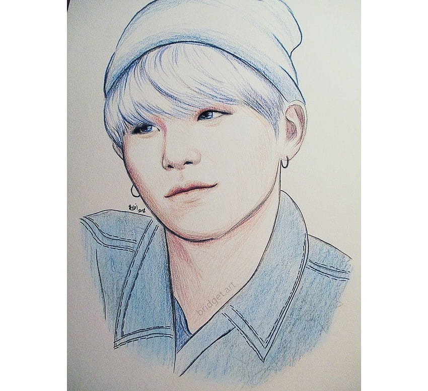 Cute Bts Drawings Suga Easy - Bts Cute Drawings, HD Png Download, png  download, transparent png image | PNG.ToolXoX.com