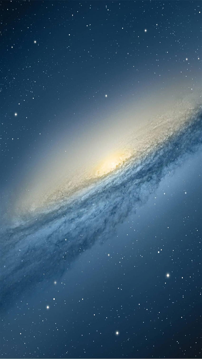 Andromeda Galaxy Blue Stars Android, yahweh HD-Handy-Hintergrundbild