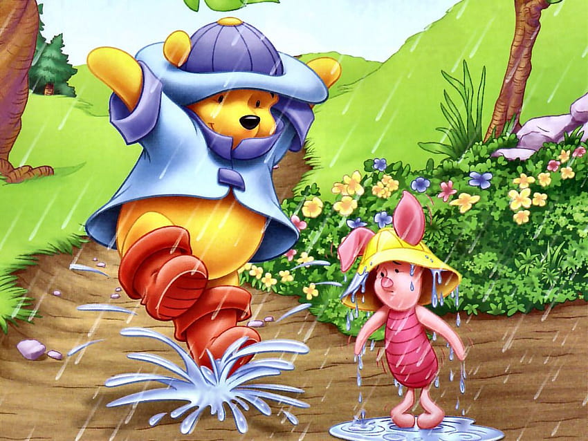 12 Winnie The Pooh 1024x768 Easter Cards, walt disney easter HD wallpaper