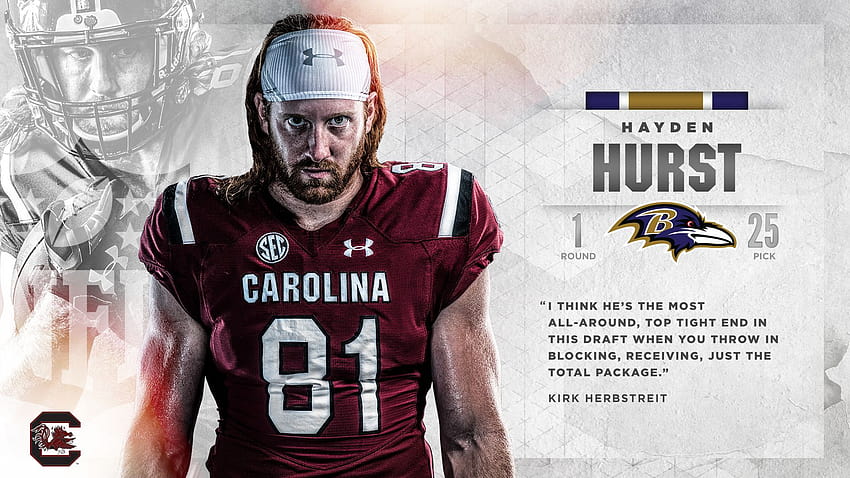 : Hayden Hurst Football Poster5 Canvas Boutique Poster