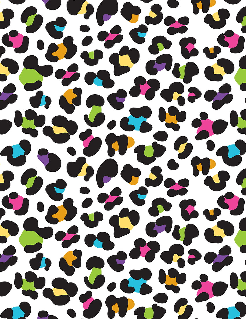 warna-warni pelangi lisa frank leopard cheetah latar belakang [2550x3300] untuk Anda, Mobile & Tablet, pelangi cheetah wallpaper ponsel HD