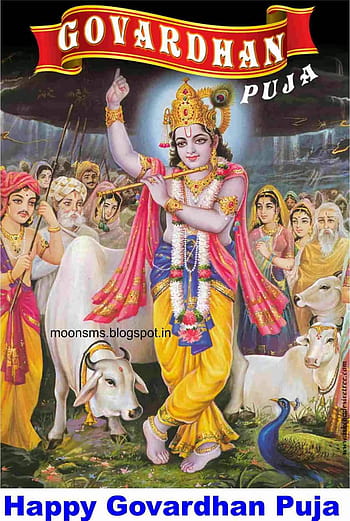 Happy Govardhan Puja 2019 Greetings: WhatsApp Stickers, Annakut Wishes  Images, Hike GIF Messages, Quotes and Status to Send on Fourth Day of  Diwali | 🙏🏻 LatestLY