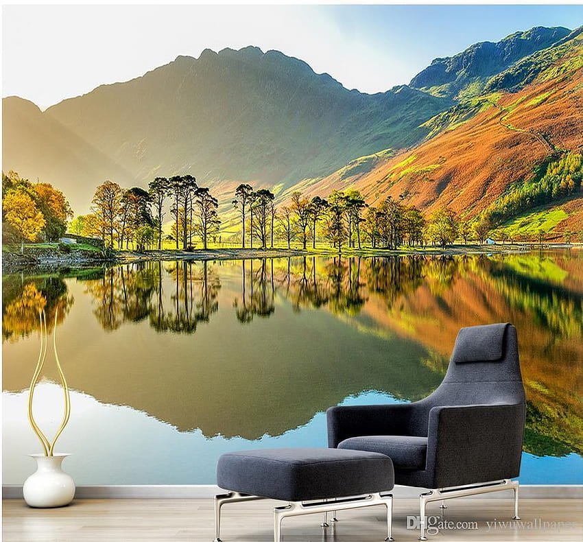 Custom Any Size 3d Natural Scenery Mural Backgrounds Wall Mural 3d, 3d  natural background HD wallpaper | Pxfuel