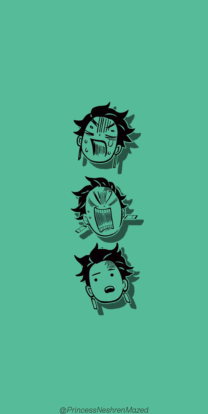 Tanjiro Kamado • demon slayer, chibi tanjiro HD phone wallpaper | Pxfuel