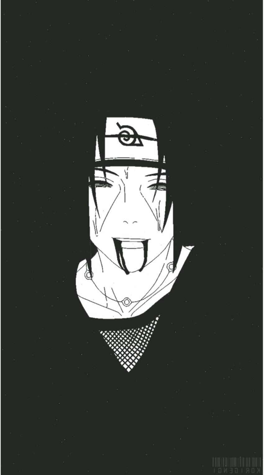 Black Uchiha, White Itachi Hd Phone Wallpaper 