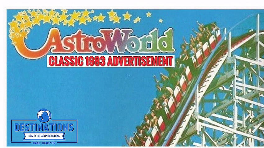 Classic Astroworld/Waterworld Advertisement, astroworld retro HD wallpaper