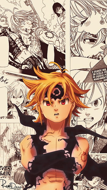 Meliodas, capitao, equipe, mal, nanatsu no taizai, sete pecados capitais,  HD phone wallpaper